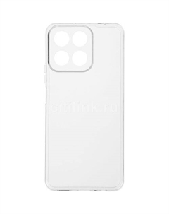 Чехол (клип-кейс) Silicone Case, для Honor X7c, прозрачный Borasco