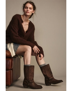 Сапоги-чопперы на скошенном каблуке Befree