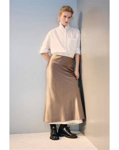 Юбка-годе макси атласная Befree