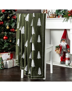 Плед Abete rosso, зеленый Cozyhome