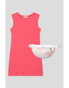 Платье хлопковое с сумкой в комплекте Choupette