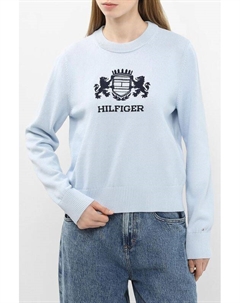 Джемпер хлопковый с логотипом Tommy hilfiger
