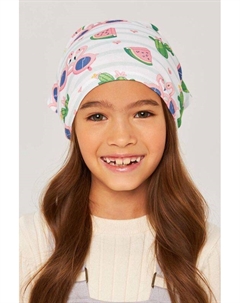 Шапка-бини хлопковая с принтом Totti