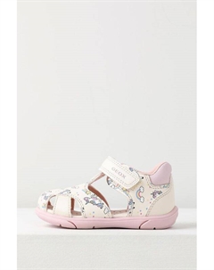 Сандалии на липучке с принтом Geox