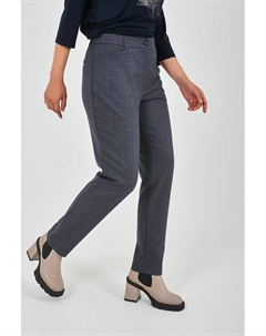 Брюки в мелкую клетку зауженного кроя Stern