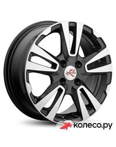 Литой диск R065 6x15/4*100 D60.1 ET50 BK/FP X`trike rst