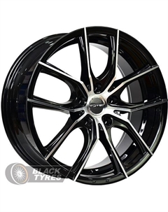 Литой диск Poison 7x17/4x100 D60.1 ET40, Черные Pdw