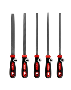 Набор напильников с рукояткой 175 мм (820006) (5 шт.) Vira