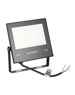Прожектор светодиодный OFL 6000К 50 Вт IP65 черный Онлайт