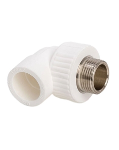 Угол полипропиленовый комбинированный 20 мм х 1/2 НР(ш) (Lm31051020015) Lammin