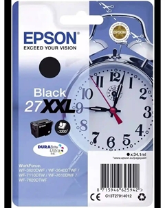 Картридж для струйного принтера I/C Black XXL (C13T27914012) Epson