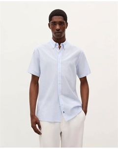 Мужская рубашка с коротким рукавом, светло-голубой Scalpers