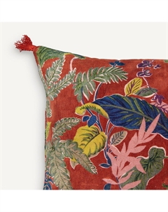 Наволочка из хлопкового велюра Hiemala каштановый Am.pm.