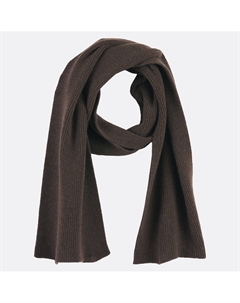Шарф из овечьей шерсти каштановый La redoute collections