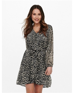 Платье короткое с V-образным вырезом другие Only