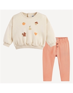 Комплект одежды из двух предметов свитшот и леггинсы другие La redoute collections