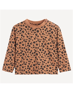 Футболка с длинными рукавами с леопардовым рисунком другие La redoute collections