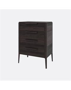 Комод для хранения на ножках из массива дуба каштановый Laredoute