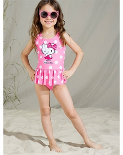 Купальник для девочек, Белый Playtoday