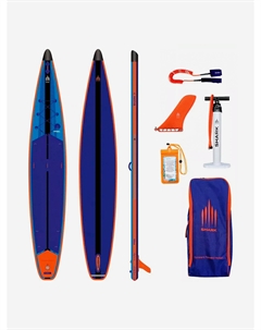 Сапборд надувной двухслойный Shark Speed+ 14x28x5, 426x71x12 см, Синий Shark sups