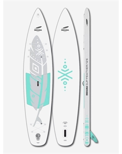 Сапборд надувной Indiana 12.6 Feather 2025, 381x81.3x15 см, 7.5 кг, Белый Indiana sup