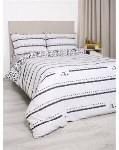 Комплект постельного белья "Панды на привале" (1,5 сп) Мона лиза