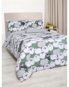 Комплект постельного белья "Бедные овечки" (1,5 сп) Мона лиза