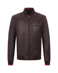 Кожаный бомбер Gucci