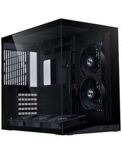 Корпус ATX O11 Dynamic Mini V2 Flow G99.O11DMIV2FX.R0 черный, без БП, боковая и фронтальная панели из закалённого стекла, 2*USB 3.0, USB Type-C Lian li
