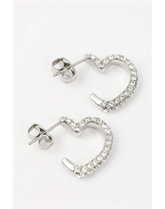 Серьги-пусеты с кристаллами Guess