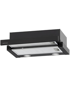 Вытяжка встраиваемая KRONA KAMILLA MV 500 BLACK 600куб 50см черный Крона