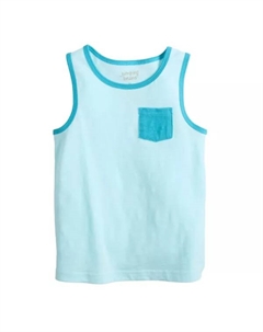 Детский майка с карманом для мальчика, цвет beach view Jumping beans