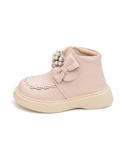 Нескользящие, износостойкие, теплые детские ботинки, черный Budding