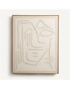 Картина с ручной росписью Arha бежевый Am.pm.