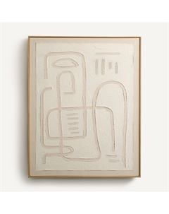 Картина с ручной росписью Arha бежевый Am.pm.