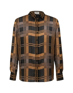 Шелковая рубашка Saint laurent