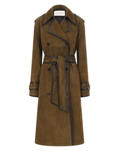 Замшевый тренч Nina ricci