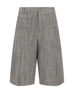 Шорты из шелка и шерсти Jil sander