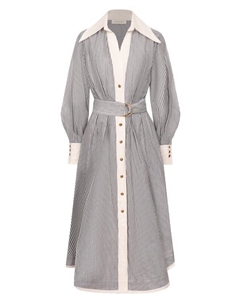 Платье из хлопка и шелка Zimmermann