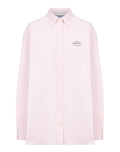 Хлопковая рубашка Prada