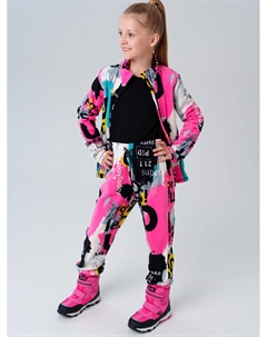 Комплект трикотажный для девочек: куртка, брюки Playtoday tween