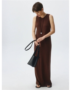 Трикотажное платье макси Sela