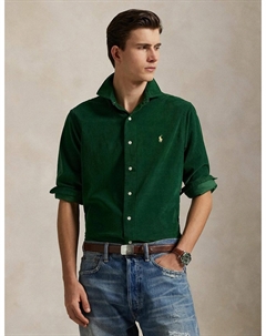 Рубашка вельветовая Custom Fit зеленый Polo ralph lauren