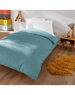 Пододеяльник детский из поликотона Scenario 140 x 200 см синий Laredoute