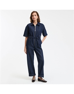 Комбинезон с брюками из денима синий La redoute collections