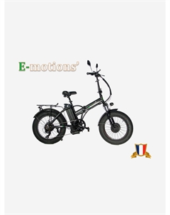 Электровелосипед E-motions' FAT 20" Double2 v.2, цвет черный матовый, Черный