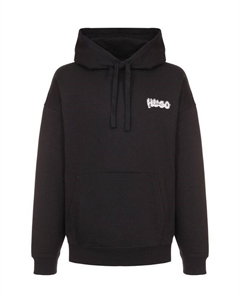 Хлопковое худи Hugo blue