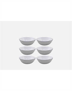 Набор глубоких тарелок АВРОРА, 15 см 6 шт Olaff