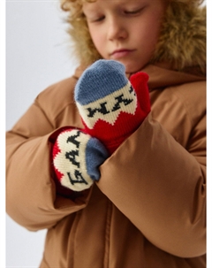 Вязаные варежки для мальчиков Sela