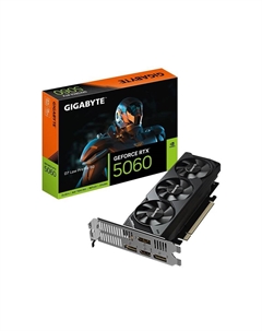 Видеокарта PCI-E GeForce RTX 5060 D7 LOW PROFILE (GV-N5060D7-8GL) 8GB GDDR7 128bit 5nm 2497/28000MHz 3*DP HDMI Gigabyte
